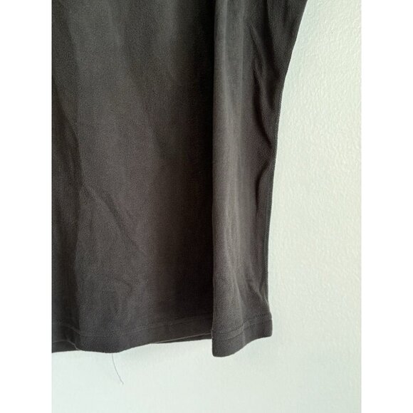 Terramar Womens 1/4 Zip Micropolyester Base Layer Size Large Black Long Sleeves - Picture 4 of 7